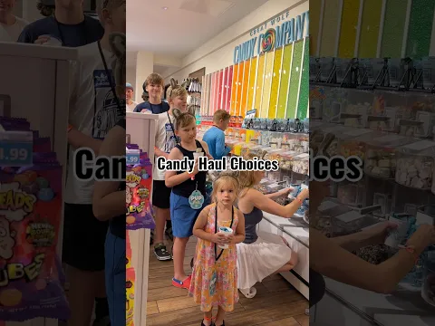 Candy Haul Choices 🍬🍭 at Great Wolf Lodge Naples, Florida
