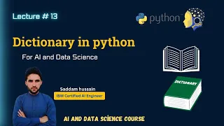 Dictionary in python Lecture 13