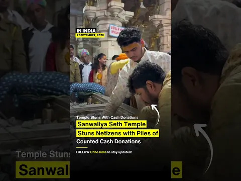 Mountains of Cash! Sanwaliya Seth Temple Donation Counting Goes Viral 💰🙏 #shorts #youtubeshorts