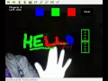 OpenCV Hand Tracking Drawing Application