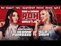 ISLA DAWN VS DEONNA PURRAZZO FULL WRESTLING MATCH