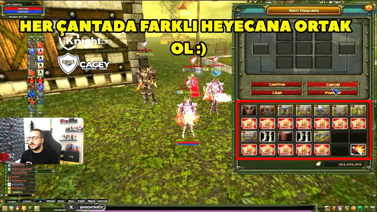 Vedatkrcy - Destan Serverinde Böyle Bir Uzun Upgrade Görülmedi :) ! Knight Online
