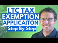ESD Exemption Application - Step by Step