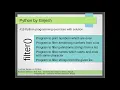 Q 66 to Q 70 Python - Solved Python Practice Exercises implementing filter function
