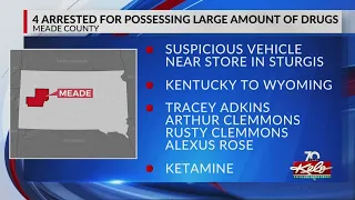Drug traffickers busted in Meade County