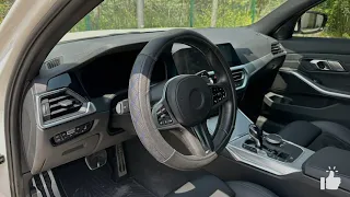 How to Install Steering Wheel Cover Omac Steering Wheel Cover Breathable Leather