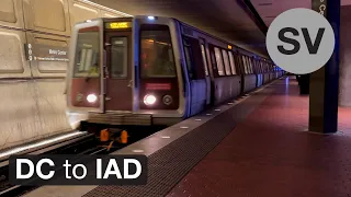 WMATA Metrorail Silver Line Downtown Washington DC to Dulles International Airport IAD Breda Rail