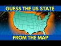 Guess the US State on the Map Quiz Geography Quiz
