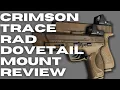 Crimson Trace RAD Dovetail Mount Review for Glock S W M P