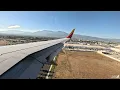 Southwest Airlines 2583 Boeing 737-7H4 Landing Ontario California 4K