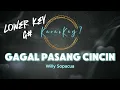 Download Lagu GAGAL PASANG CINCIN Karaoke nada rendah