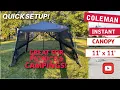 Coleman Instant Canopy Coleman Instant Shelter 11Ft X 11Ft