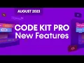 Code Kit UNLEASHED New Features - UPLOAD from Browser CLOUD Files SHARING