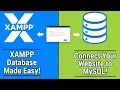 Create a MySQL Database in XAMPP Connect to Your Website - PHP Tutorial for Beginners