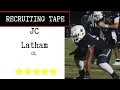 5-Star OL JC Latham Recruiting Tape Sub Interview