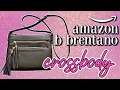 Amazon B Brentano Vegan Multi Zipper Crossbody Bag Review
