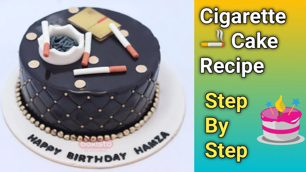 Cigarette Cake Recipe | Cigarette Theme Cake | How To A Make Cigarette Cake By SatyamCakes #cakes