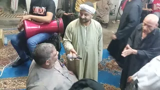 الشيخ ايمن عبدالعزيز والشيخ علي أبو بدوي تخمير عالي اوووي في سيدي احمد الرفاعي 