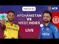 Lagu CRICKET LIVE: Afghanistan vs West Indies | 2nd T20I Match | January 21 | Dubai | ACB | 321J