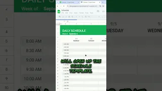 How to Create a Weekly Schedule Template in Google Sheets