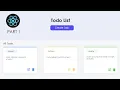 Todo List React App Part 1