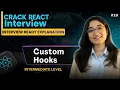 Custom Hook in React JS Explained in Hindi React Interview Questions 2026
