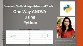 14 One Way ANOVA Using Python one way anova python ANOVA PYTHON Python