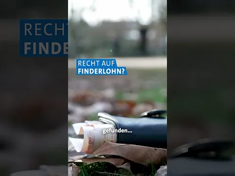 Recht auf Finderlohn? Das sagt das Gesetz! | Servicezeit WDR