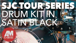SJC Tour Series Drumkit in Satin Black - Alto Music