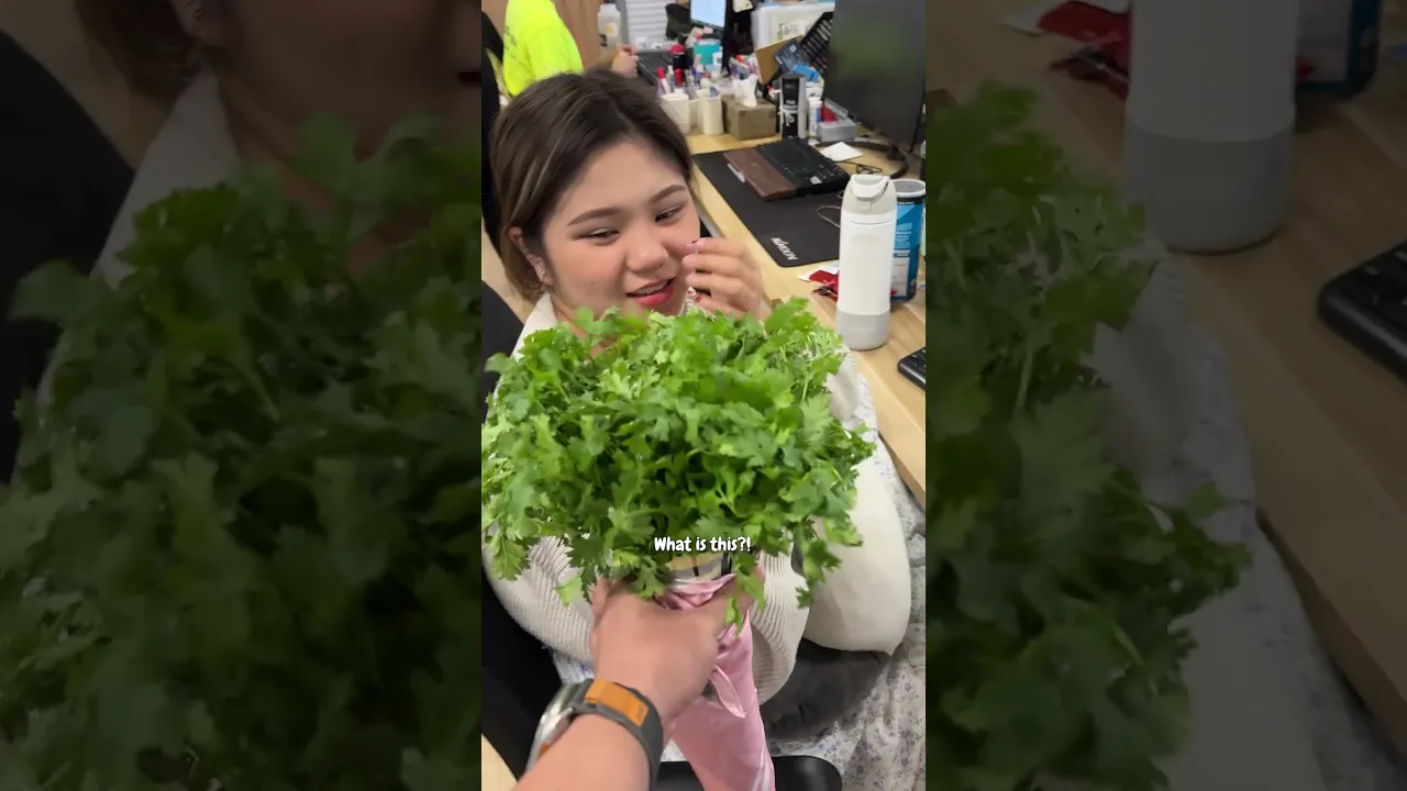 Annoying My Colleagues With CORIANDER On Valentine