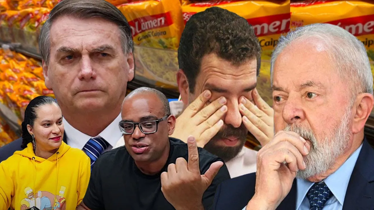 Inflação do ‘miojo’ de PECANHA + Boulos SE "QUE!MOU" com os Ptistas + B0LS0NAR0 depõe hoje