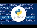 How to import a module given its name as string