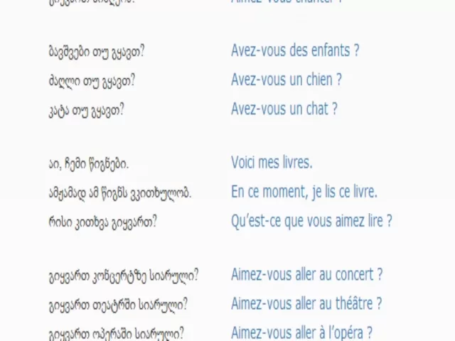 ფრანგულის გაკვეთილი 20  ( პატარა დიალოგი 1)/French Lessons 20 /Французский язык Урок 20