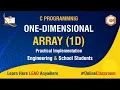 Array in c programming one-dimensional array 1D Array in c Online TechTorials