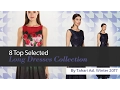 8 Top Selected Long Dresses Collection By Tahari Asl Winter 2017