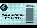 Tabbar with TabController Flutter