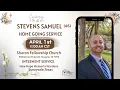 STEVENS SAMUEL 46 HOME GOING SERVICE 2026 MESQUITE TEXAS