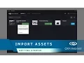 How to import existing projects and assets Getting Started