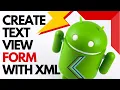 TEXTVIEW Android Developers Android studio EASY STEPS
