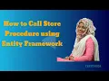 How to Call and Pass parameter in Store Procedure using Entity Framework Asp Net C
