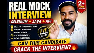 Automation Testing Mock Interview 2 Years Experience Selenium Java API Questions