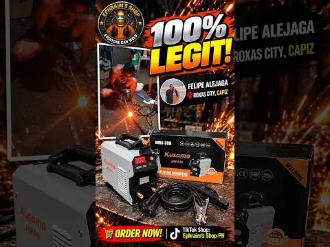 100% Legit! Kusama 300A Welding Machine | Customer Testimonial