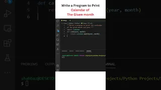 Python Tutorial How to Print a Calendar in Python