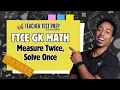 FTCE General Knowledge Math Real-World Measurement Problems and Unit Conversions
