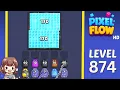 Pixel Flow Level 874 Solution Walkthrough