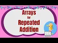 Arrays can be used for repeated addition Take a quiz after Link in description