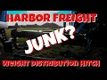 SHOULD YOU BUY THE HARBOR FREIGHT WEIGHT DISTRIBUTION HITCH Weight distribution hitch review