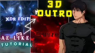 How To Make 3D Outro In Capcut Full Tutorial
