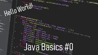Java Basics - Starting Eclipse Hello World