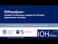 IOHanalyzer Detailed Performance Analyses for Iterative Optimization Heuristics